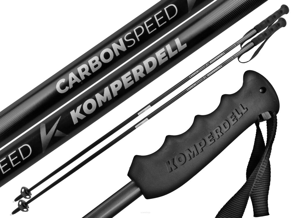 KOMPERDELL Kije narciarskie CARBON SPEED 130cm