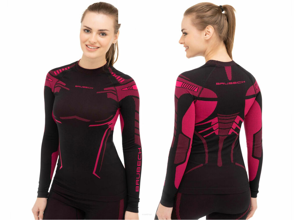 Bluza termoaktywna damska Brubeck Dry czar/fuk M