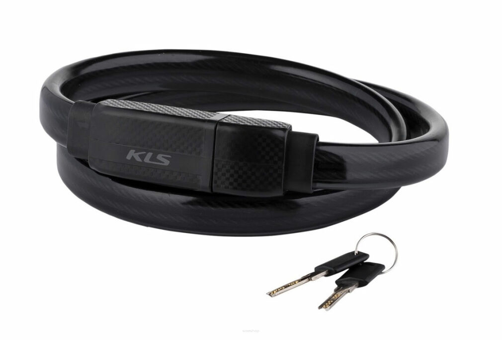 Zabezpieczenie rowerowe linka Kellys LOOP czarne 90cm