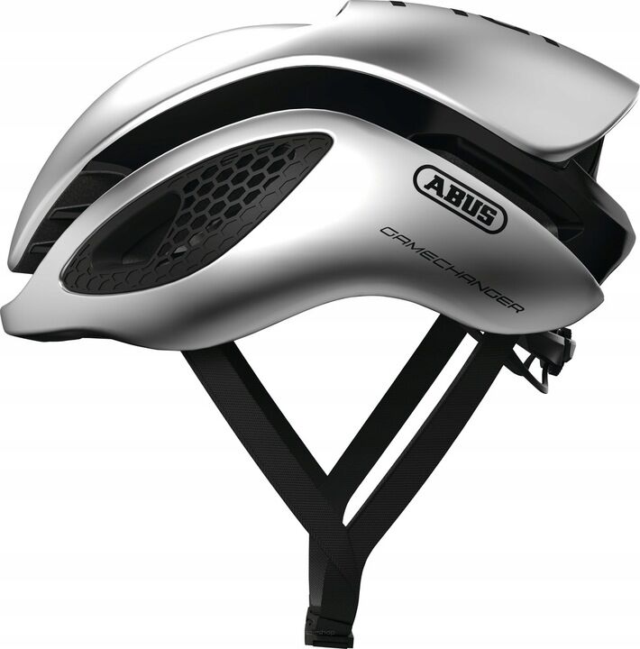 Kask rowerowy ABUS GAMECHANGER gleam silver M (52-58cm)