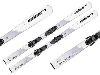 Narty zjazdowe ELAN SHI SNOW WHITE SX EL9.0 GW 146cm