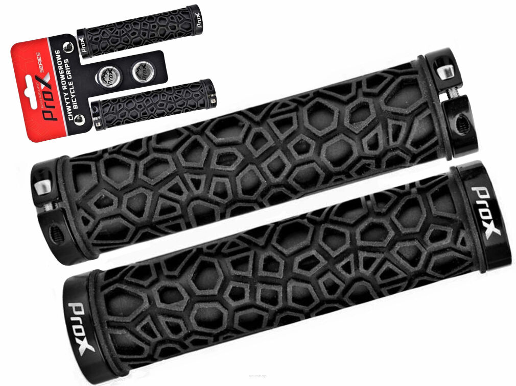 Chwyty rowerowe PROX GP-53 130mm skręcane czarne