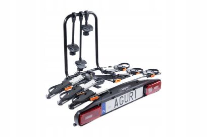 Platforma rowerowa AGURI ACTIVE BIKE PRO (na 3 rowery) silver
