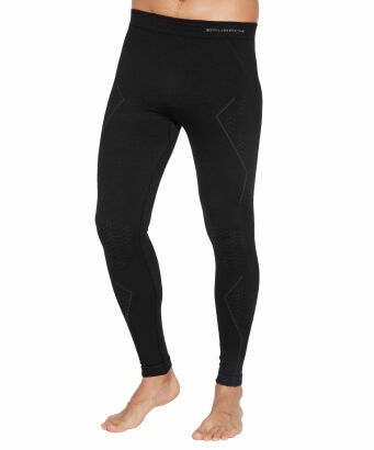 Spodnie męskie termoaktywne BRUBECK EXTREME MERINO czarne XL