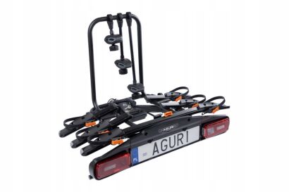 Platforma rowerowa AGURI ACTIVE BIKE PRO (na 3 rowery) Black
