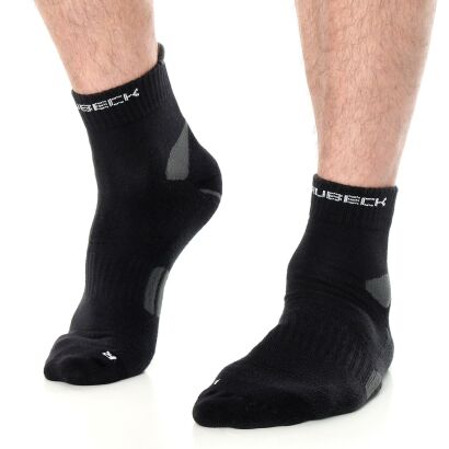 Skarpety sportowe za kostkę BRUBECK MULTIFUNCTIONAL grafitowe L/42-44