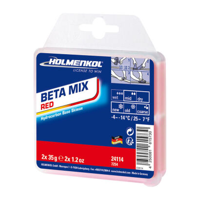 Smar Narciarski Holmenkol BetaMix czerwony 2x35g