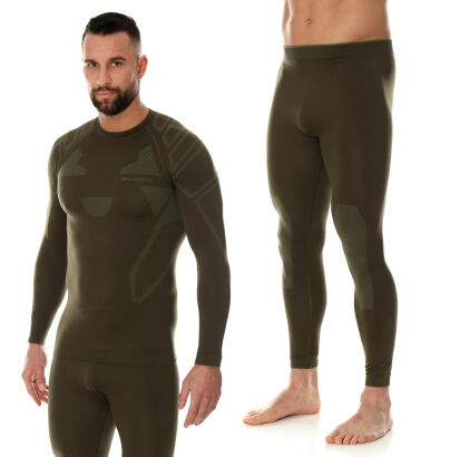 Komplet odzieży termoaktywnej męskiej BRUBECK RANGER Protect khaki XXL