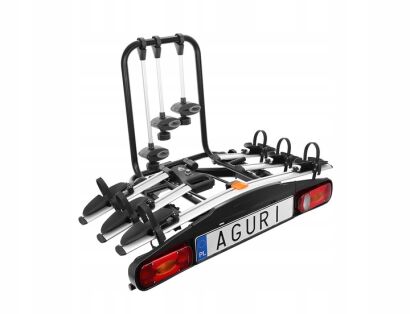 Platforma rowerowa AGURI ACTIVE Bike (na 3 rowery) Silver