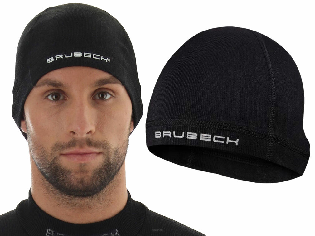Czapka Brubeck Active Wool Merino czarna L/XL
