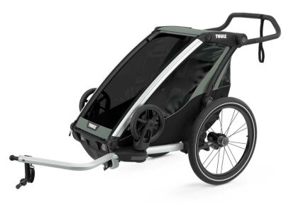 Przyczepka rowerowa THULE Chariot Lite 1 single (1 dziecko) zielona aga
