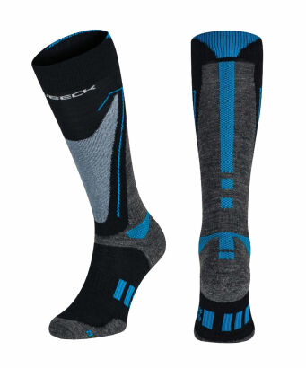 Skarpety męskie Brubeck Snow Force szar/nie 42-44