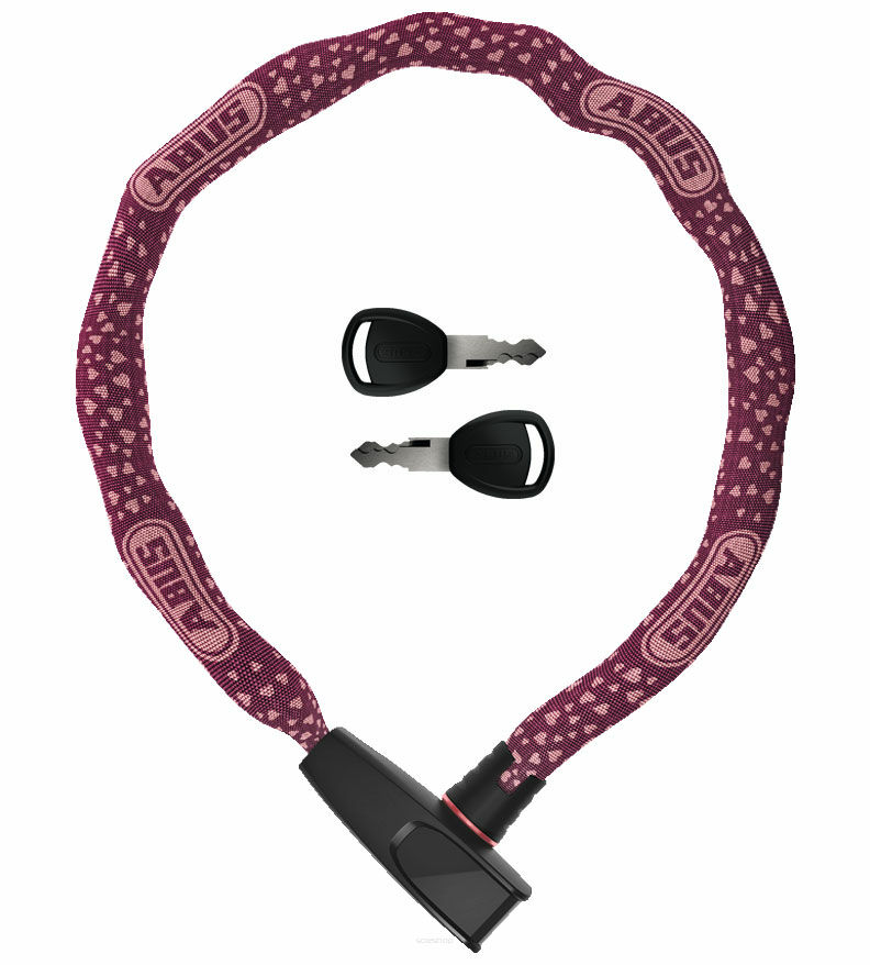 Zapięcie rowerowe Łańcuch ABUS 6806K/75 CATENA cherry heart 75cm