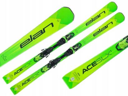 Narty ELAN Ace SLX S Fusion X + wiązania EMX 12.0 GW 165cm