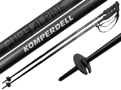 Kije narciarskie KOMPERDELL PURE Alpine Black 115cm