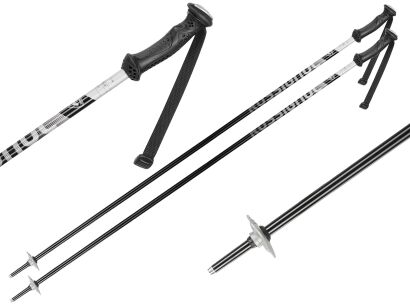 Kije narciarskie juniorskie ROSSIGNOL TACTIC JR Black 85 cm