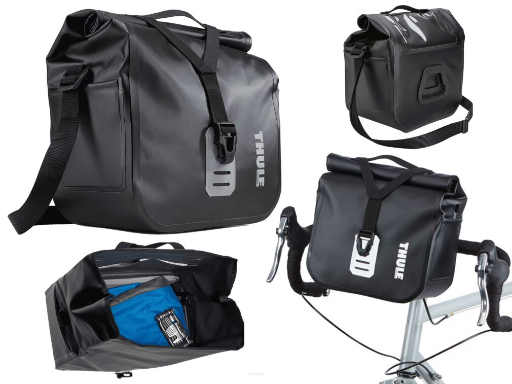 THULE Shield torba sakwa rowerowa na kierownicę czarna 10L