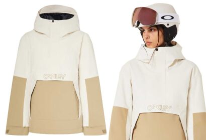 OAKLEY Kurtka narciarska damska WMNS TNP TBT ANORAK Mist/pebble M