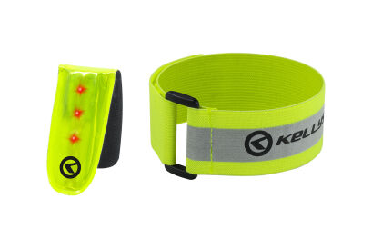 Opaska odblaskowa z diodami LED Kellys TWINKLE SET 3M Scotchlite