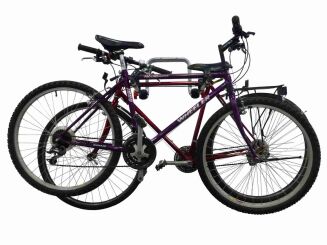 Uchwyt rowerowy ścienny Aguri 50590 – z regulacją, mocny na 2 rowery - 2